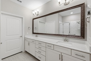 Charming Abbeyville Model located in the vibrant 55+ community on Frisco Lakes Golf Course in Texas - for sale on GolfHomes.com, golf home, golf lot