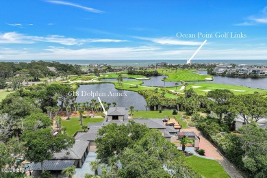 Discover the pinnacle of Lowcountry living at 618 Dolphin Annex on Ocean Point Golf Links in South Carolina - for sale on GolfHomes.com, golf home, golf lot