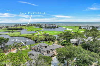 Discover the pinnacle of Lowcountry living at 618 Dolphin Annex on Ocean Point Golf Links in South Carolina - for sale on GolfHomes.com, golf home, golf lot