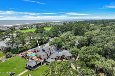 Discover the pinnacle of Lowcountry living at 618 Dolphin Annex on Ocean Point Golf Links in South Carolina - for sale on GolfHomes.com, golf home, golf lot
