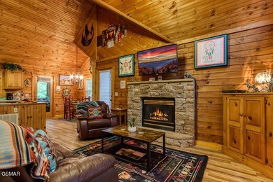 Stunning ''Lakota Wolf'' Cabin Retreat in Sevierville, TN - on Sevierville Golf Club in Tennessee - for sale on GolfHomes.com, golf home, golf lot