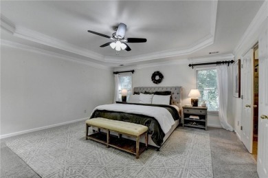 Poised on a 1/3-acre corner lot on a quiet cul-de-sac, this on Hamilton Mill Golf Club in Georgia - for sale on GolfHomes.com, golf home, golf lot