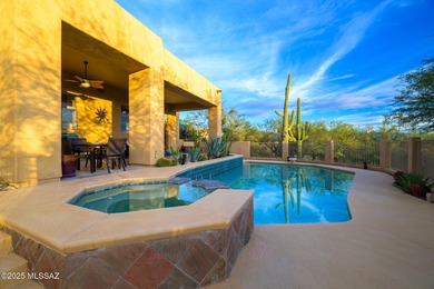 Tucked quietly into one of Tucson's most exclusive gated golf on Arizona National Golf Club in Arizona - for sale on GolfHomes.com, golf home, golf lot