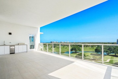 Floor-to-ceiling glass wraps this SouthEast corner penthouse on Boca Raton Resort and Club in Florida - for sale on GolfHomes.com, golf home, golf lot