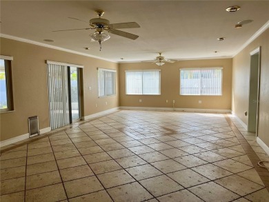 The property flooded twice last year and is being sold as its on Pasadena Yacht and Country Club in Florida - for sale on GolfHomes.com, golf home, golf lot