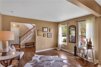 Cul-de-sac is home to custom blt Brick faced Beauty in Cranberry on Cranberry Highlands Golf Course in Pennsylvania - for sale on GolfHomes.com, golf home, golf lot