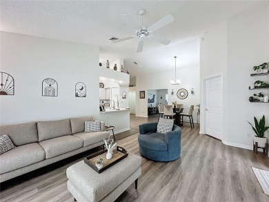 Walk into this modernized Canterbury model located in 55+ gated on Kings Ridge Golf Club in Florida - for sale on GolfHomes.com, golf home, golf lot