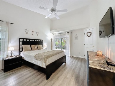 Walk into this modernized Canterbury model located in 55+ gated on Kings Ridge Golf Club in Florida - for sale on GolfHomes.com, golf home, golf lot