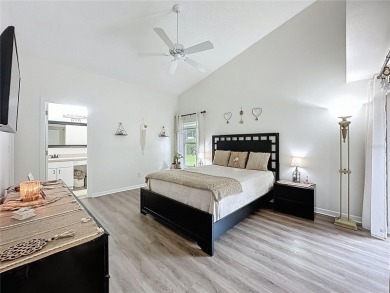 Walk into this modernized Canterbury model located in 55+ gated on Kings Ridge Golf Club in Florida - for sale on GolfHomes.com, golf home, golf lot