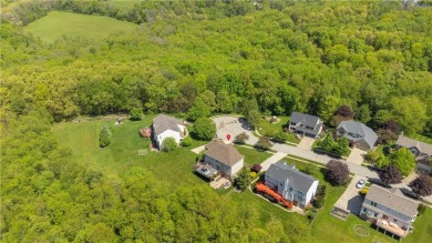 Cul-de-sac is home to custom blt Brick faced Beauty in Cranberry on Cranberry Highlands Golf Course in Pennsylvania - for sale on GolfHomes.com, golf home, golf lot