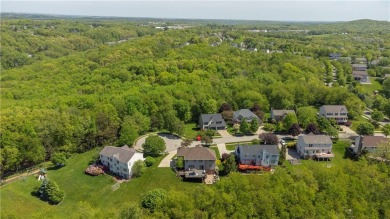 Cul-de-sac is home to custom blt Brick faced Beauty in Cranberry on Cranberry Highlands Golf Course in Pennsylvania - for sale on GolfHomes.com, golf home, golf lot