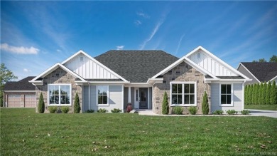 The Sawyer Plan by Discovery Builders is a top-selling on Champions Pointe Golf Course in Indiana - for sale on GolfHomes.com, golf home, golf lot