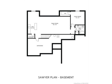 The Sawyer Plan by Discovery Builders is a top-selling on Champions Pointe Golf Course in Indiana - for sale on GolfHomes.com, golf home, golf lot