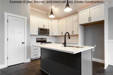 The Sawyer Plan by Discovery Builders is a top-selling on Champions Pointe Golf Course in Indiana - for sale on GolfHomes.com, golf home, golf lot