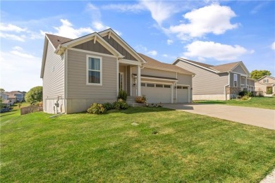 Welcome home to this stunning Reverse 1.5 Story in the coveted on Prairie Highlands Golf Course in Kansas - for sale on GolfHomes.com, golf home, golf lot