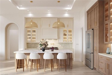 Under construction and slated for completion June 2026, this on Country Club of Naples in Florida - for sale on GolfHomes.com, golf home, golf lot