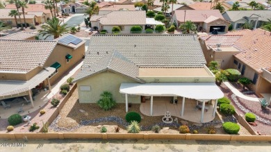 This gorgeous home in a 55+ gated resort offers great curb on Arizona Traditions Golf Club in Arizona - for sale on GolfHomes.com, golf home, golf lot