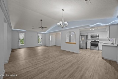 Welcome to this charming 3-bedroom, 2-bathroom home offering 1 on Harbour Point Golf Club in North Carolina - for sale on GolfHomes.com, golf home, golf lot