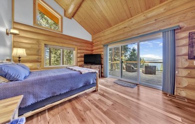 One of a kind, hand, crafted log home with extraordinary views on Lake Almanor Country Club in California - for sale on GolfHomes.com, golf home, golf lot