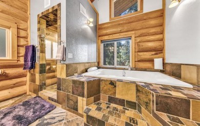 One of a kind, hand, crafted log home with extraordinary views on Lake Almanor Country Club in California - for sale on GolfHomes.com, golf home, golf lot