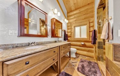 One of a kind, hand, crafted log home with extraordinary views on Lake Almanor Country Club in California - for sale on GolfHomes.com, golf home, golf lot