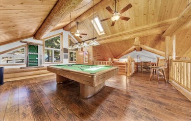 One of a kind, hand, crafted log home with extraordinary views on Lake Almanor Country Club in California - for sale on GolfHomes.com, golf home, golf lot