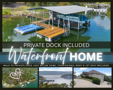 One owner, turn-key lakefront dream home w/private dock on Kimberling City Golf Club in Missouri - for sale on GolfHomes.com, golf home, golf lot