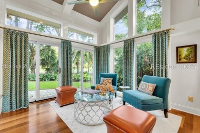 Experience elevated Lowcountry living in this exquisitely on Sea Pines Country Club in South Carolina - for sale on GolfHomes.com, golf home, golf lot