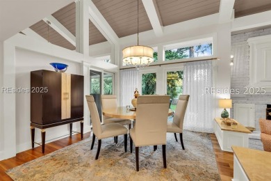 Experience elevated Lowcountry living in this exquisitely on Sea Pines Country Club in South Carolina - for sale on GolfHomes.com, golf home, golf lot