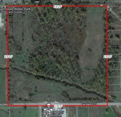 40 acres m/l in Seminole City limits! Right in the middle of on Jimmy Austin Golf Course in Oklahoma - for sale on GolfHomes.com, golf home, golf lot