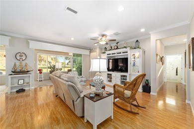 The perfect Hanover 3 Bedroom 2 bath Golf course home is just on Eagle Ridge At Spruce Creek Country Club in Florida - for sale on GolfHomes.com, golf home, golf lot