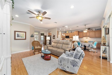 The perfect Hanover 3 Bedroom 2 bath Golf course home is just on Eagle Ridge At Spruce Creek Country Club in Florida - for sale on GolfHomes.com, golf home, golf lot