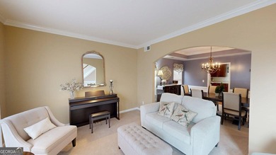 This 4 bedroom 2.5 bath home offers the perfect blend of comfort on Mirror Lake Golf Club in Georgia - for sale on GolfHomes.com, golf home, golf lot