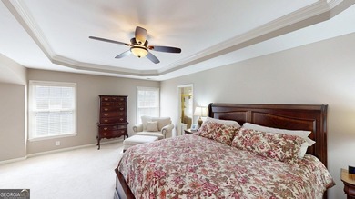 This 4 bedroom 2.5 bath home offers the perfect blend of comfort on Mirror Lake Golf Club in Georgia - for sale on GolfHomes.com, golf home, golf lot