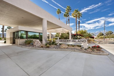 Enjoy Carefree living from this spacious corner unit with on Desert Island Golf and Country Club in California - for sale on GolfHomes.com, golf home, golf lot
