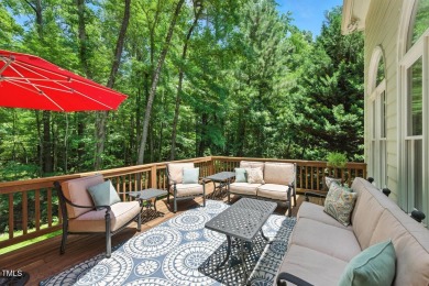Welcome to 137 Forked Pine Court - a custom-built luxury home on The Preserve At Jordan Lake Golf Club in North Carolina - for sale on GolfHomes.com, golf home, golf lot