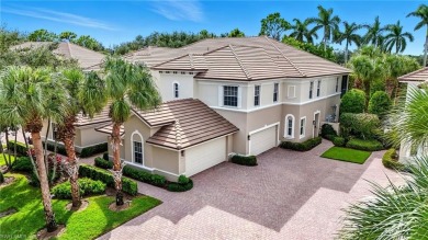 Rarely available, this exquisite residence at 10020 Valiant Ct on Miromar Lakes Golf Club in Florida - for sale on GolfHomes.com, golf home, golf lot