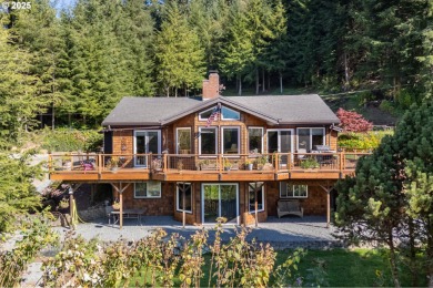 Custom built 4BD, 2BA Home nestled on 1 acre with Golf Course on Alderbrook Golf Course in Oregon - for sale on GolfHomes.com, golf home, golf lot