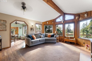 Custom built 4BD, 2BA Home nestled on 1 acre with Golf Course on Alderbrook Golf Course in Oregon - for sale on GolfHomes.com, golf home, golf lot