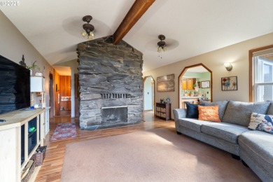 Custom built 4BD, 2BA Home nestled on 1 acre with Golf Course on Alderbrook Golf Course in Oregon - for sale on GolfHomes.com, golf home, golf lot