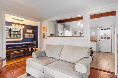 Welcome to 151 Ives Road, a bright and charming 3-bedroom home on Potowomut Golf Club in Rhode Island - for sale on GolfHomes.com, golf home, golf lot