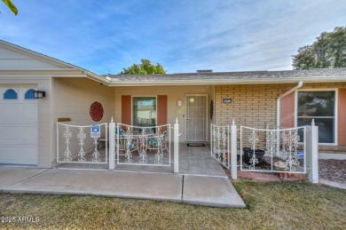 This welcoming ''Gemini'' Home features 2 Bedrooms, 2 Baths and on Sun City Lakes West and East in Arizona - for sale on GolfHomes.com, golf home, golf lot