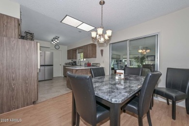 This welcoming ''Gemini'' Home features 2 Bedrooms, 2 Baths and on Sun City Lakes West and East in Arizona - for sale on GolfHomes.com, golf home, golf lot