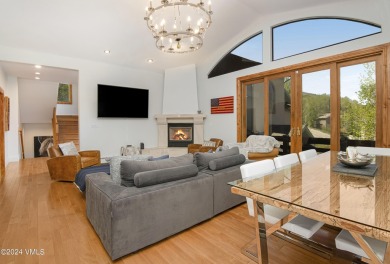 Indulge in breathtaking vistas from the expansive, airy living on Eagle Vail Golf Course in Colorado - for sale on GolfHomes.com, golf home, golf lot