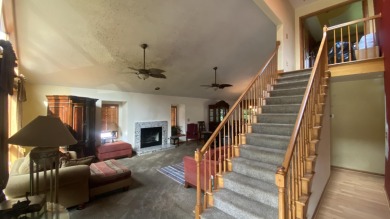 MAJOR POTENTIAL with this Custom built contemporary 1.5 story on Lakes of the Four Seasons Country Club in Indiana - for sale on GolfHomes.com, golf home, golf lot