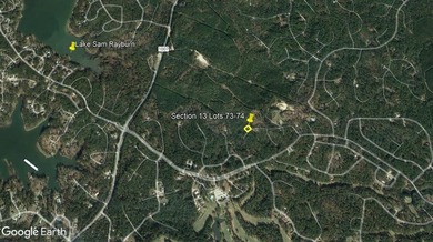 Two partially cleard and ready to build lots with access to on Rayburn Country Club in Texas - for sale on GolfHomes.com, golf home, golf lot