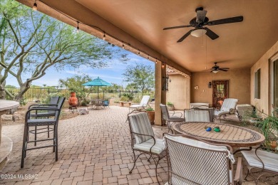 Nestled on a premier golf course lot on the 18th green, this on Saddlebrooke Ranch Golf Club in Arizona - for sale on GolfHomes.com, golf home, golf lot