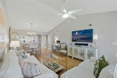 Enjoy elevated living in this beautifully updated two-bedroom on Royal Palm Golf Club in Florida - for sale on GolfHomes.com, golf home, golf lot