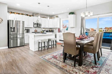 Welcome home to this Fox Creek gem built in 2021-where style on The Den at Fox Creek in Illinois - for sale on GolfHomes.com, golf home, golf lot