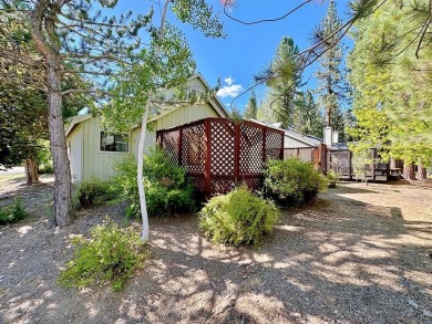 Discover this charming partially furnished 3-bedroom, 2-bath on Plumas Pines Golf Resort in California - for sale on GolfHomes.com, golf home, golf lot